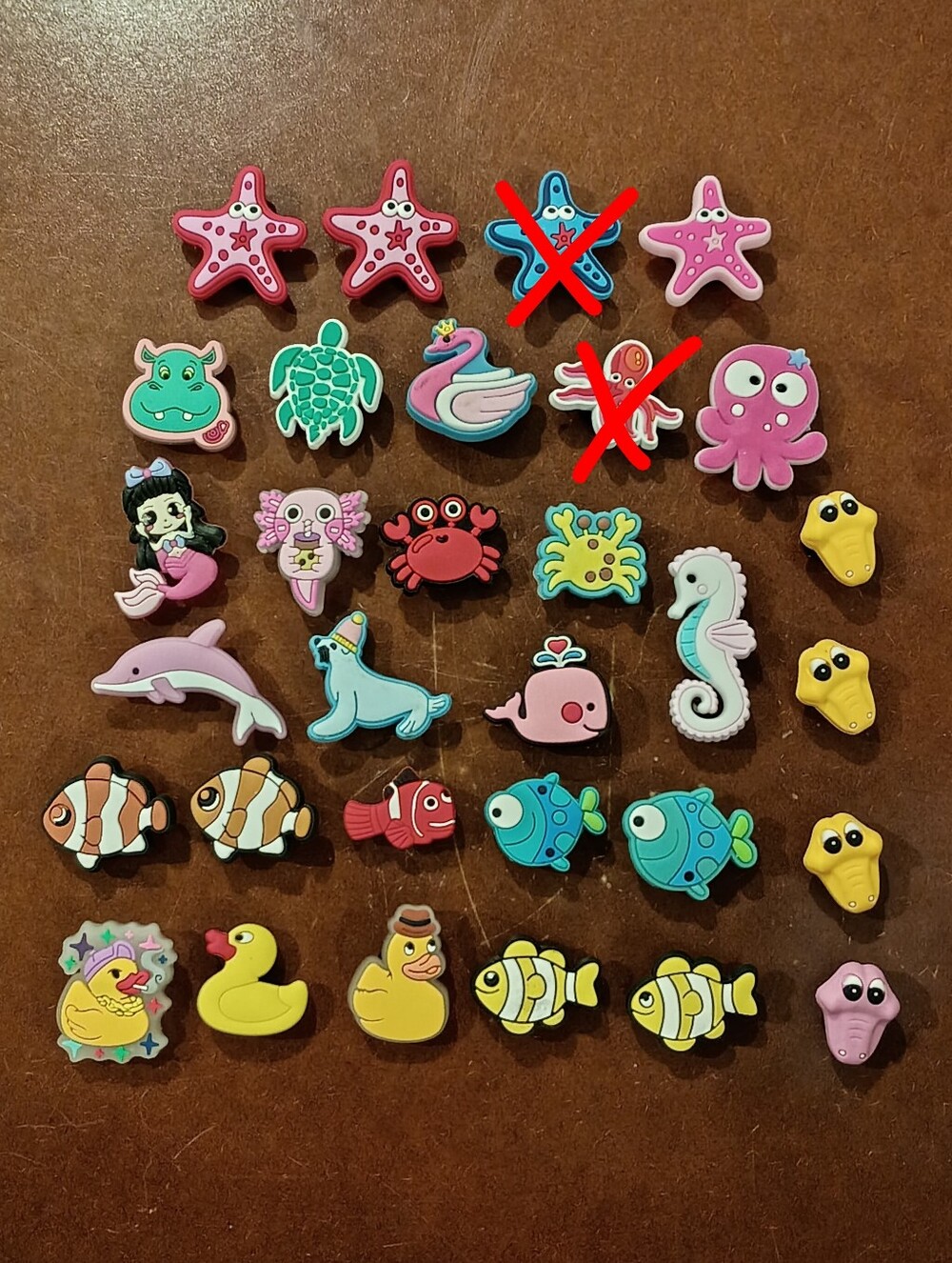 10/$10 Jibbitz Croc Charms - Mix/Match - Misc Sea Animals, Water Animals - New